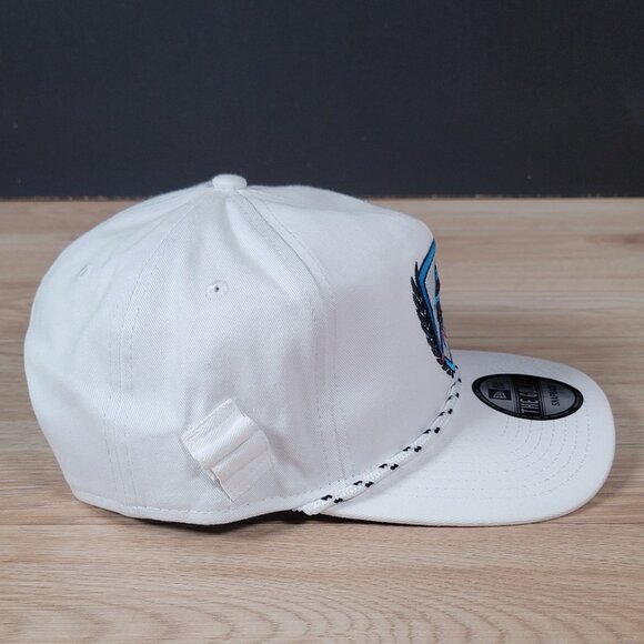 Miami Marlins New Era Hat Cap Snapback White Blue Rope Golfer Tee One Size - Picture 5 of 10